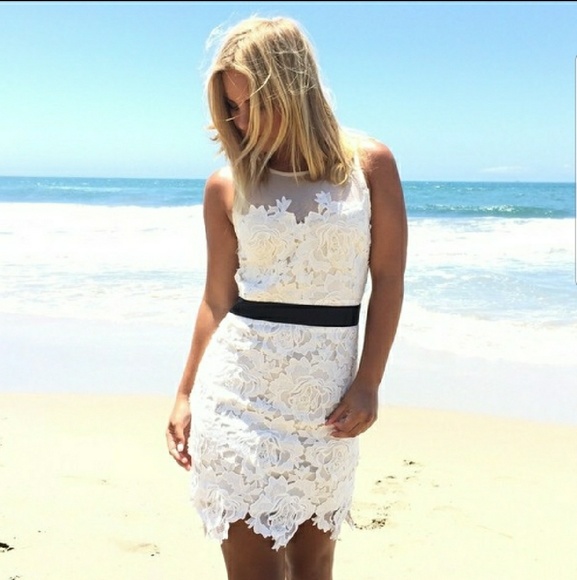 Dainty Hooligan Dresses & Skirts - 🚫SOLD🚫 Ivory Rose Lace Dress